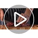 8-Inch Japanese Chef Knife - Hand Forged Sharp Kitchen Knife with Rosewood Handle