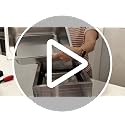 OSTBA 10.36QT Electric Countertop Deep Fryer with Basket, Stainless Steel Kitchen Appliance