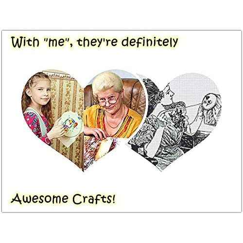 Embroidery Kit Christmas Deer Ornaments Awesocrafts Full Range of Embroidery Starter Kits for Beginners Adults Kids DIY Handmade Easy Patterns (Deer)