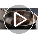 10-Inch Titanium Hammered Frying Pan with Lid - Non-Toxic, Induction Ready