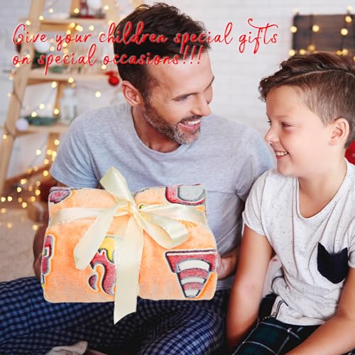 Fire Truck Blanket Glow in The Dark Blanket for Toddler Boys Gifts Toys for 3 4 5 6 7 8 9 10 Year Old Construction Blankets Firetruck Birthday Gifts for Kids