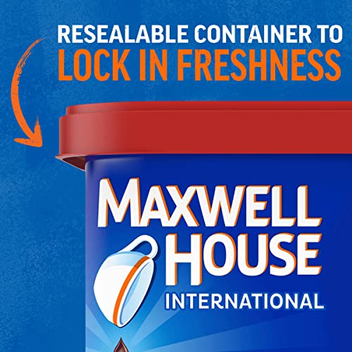 Instant Coffee Mix - Maxwell House Suisse Mocha Café Style, 4 Pack - 7.2 oz Canisters