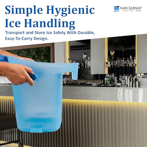 6-Gallon Ice Bucket with Dual-Grip Handles - Light Duty Blue
