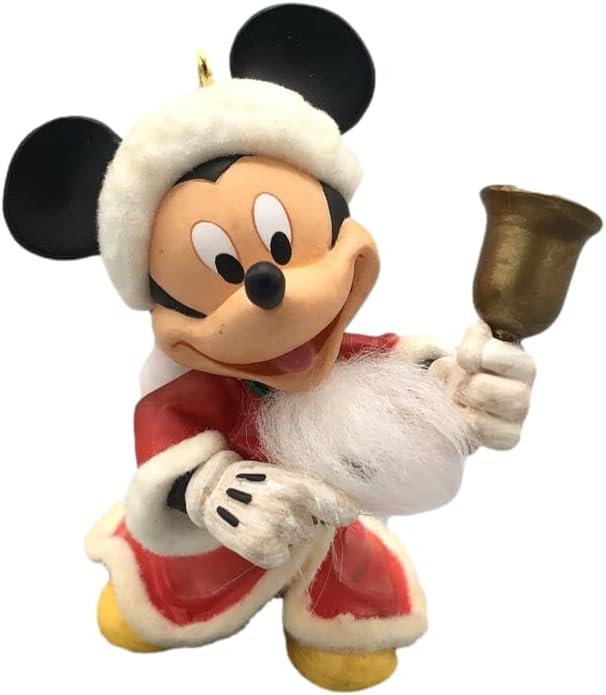Christmas Mickey Mouse Keepsake Ornament - Hallmark Ringing Design