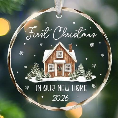 GAUDORA First Christmas in Our New Home Ornament 2026 - Clear, First Home Joy (Variation: Clear - First Home Joy)