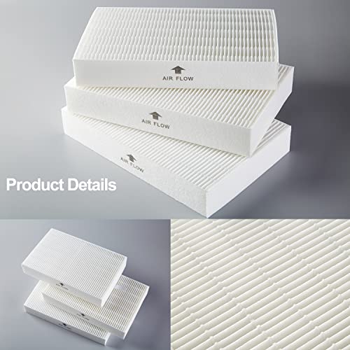 Smilyan HEPA Filter Replacement for Honeywell HPA300 Series - 6 Pack + 8 Carbon Pre-Filters