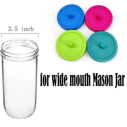 8 Pack Mason Jar Fermentation lids- waterless Airlock for Pickles, Kimchi, and Fermented Probiotic Food - Wide Mouth Mason Jar (Jars Not Included)