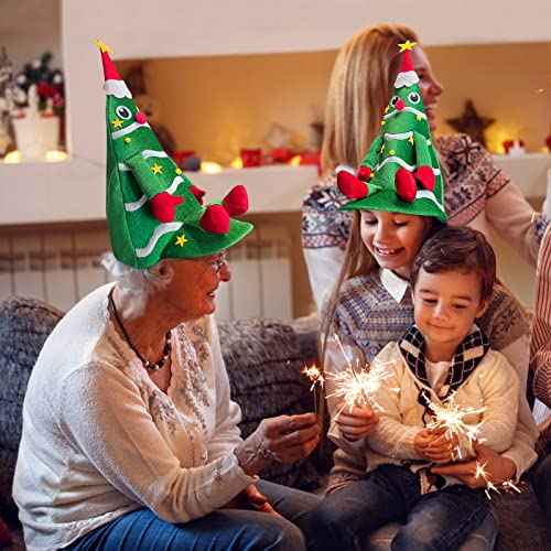 Christmas Elf Hat, Gnome Hat, Strange Dr. Seuss Hats,Holiday Duck Cap for Xmas New Year Festive Party Supplies
