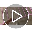 Pink Twin Metal Bed Frame with Headboard & Footboard - Heavy Duty Support