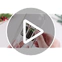 Maxdot 6 Set Christmas Pickle Glass Cups with Lids, Straws & Bags - 16 oz, Pickle Theme