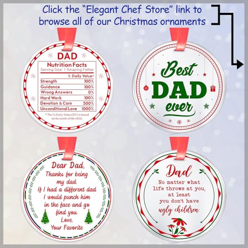Funny Christmas Mom Ornament - Keepsake Gift from Daughter or Son
