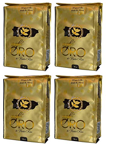 Coffee Beans - Medium Dark Roast 14oz Pack of 4 | Puerto Rican Coffee