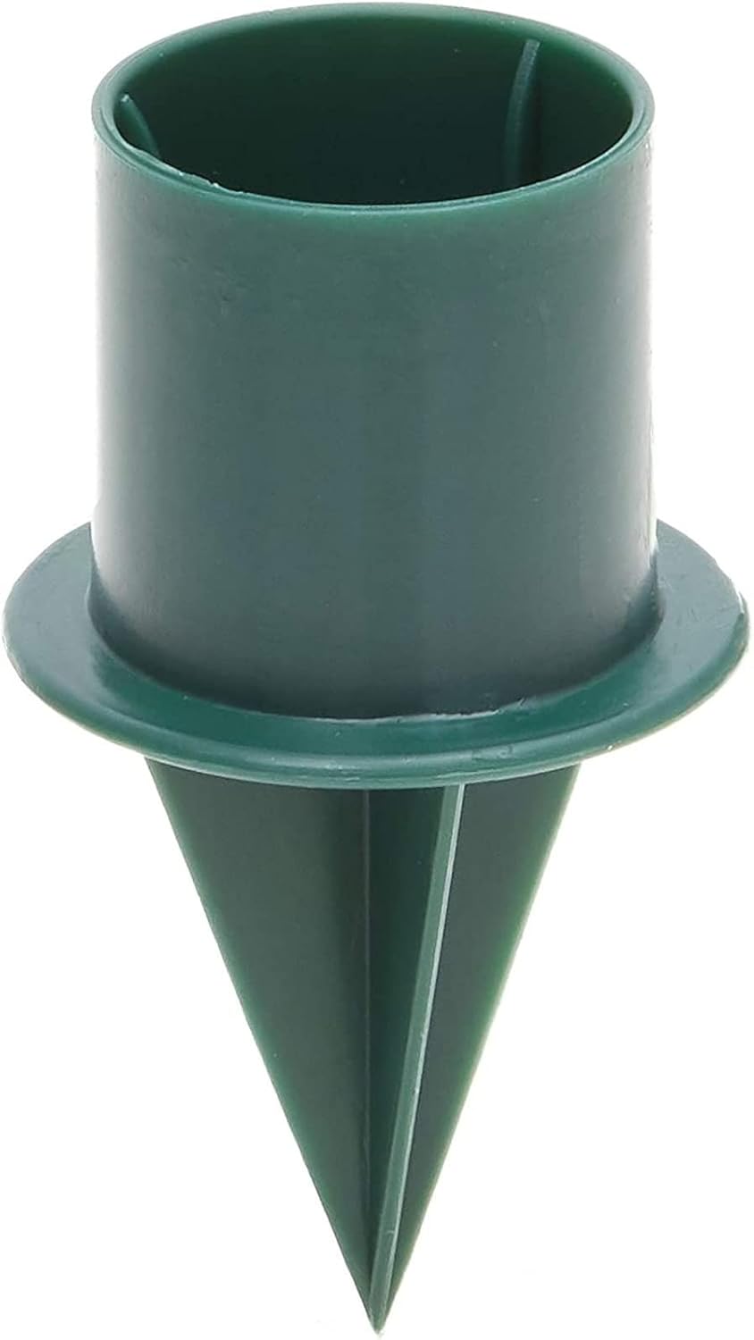 Juvale Green Plastic Candle Holders - 40-Pack, 1-Inch Diameter - Durable Picks for Floral Arrangements