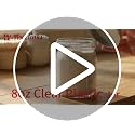 Novelinks Silver 8 oz Plastic Mason Jars - 32 Pack with Lids, BPA-Free Kitchen Storage