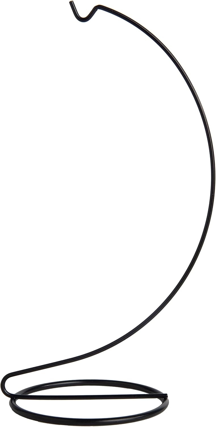 10-Inch Gold Metal Ornament Display Hanger Stands - Set of 6 for Christmas Ornaments & Terrariums