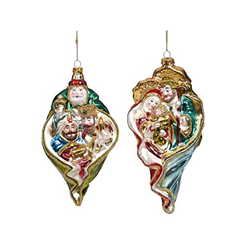 Mark Roberts Nativity Scene Ornament Set - 6-7 Inch Christmas Decorations