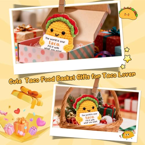 World OCCdesign Handmade Inspirational Taco Gift for Christmas & Holiday Stockings