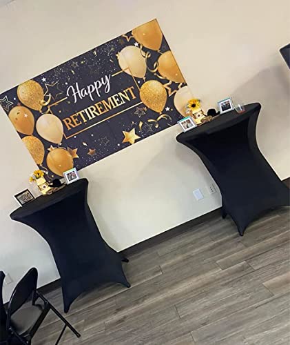 12 Pack Black Spandex Cocktail Table Covers - Fits 32x43 Inch High Tables - Elastic, Reusable, Wrinkle-Free
