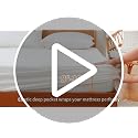 YOUR MOON Queen Wool Mattress Pad with Cotton Cover - Natural, Breathable, Temperature-Regulating