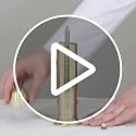 European Brass Salt Mill - 8-Inch Refillable Hand Coffee Grinder