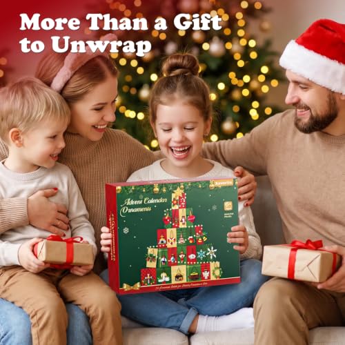 Nativity Scene Building Set - Christmas Ornament Advent Calendar 2026, Holiday Decorations