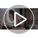24x36 Inch Oval Frameless LED Bathroom Vanity Mirror with Lights - Modern Dimmable Anti-Fog