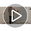 Space Saving Foldable Clothes Drying Rack - White, Extendable & Rustproof Laundry Organizer
