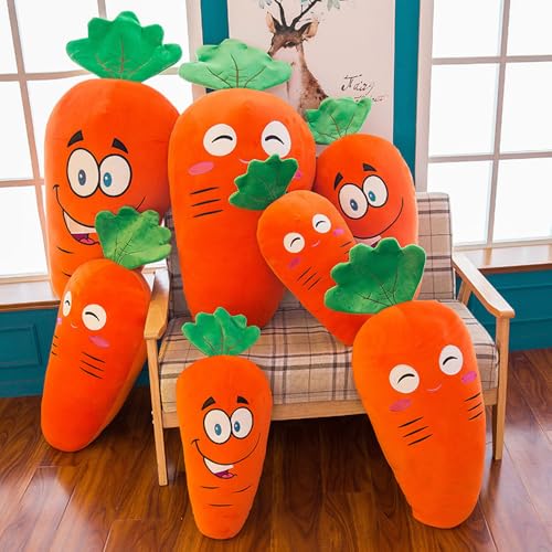 25.5" Plush Toy Soft Carrot Hugging Pillow Cute Stuffed Doll Toy Throw Pillow, Soft Stuffed Plush Toys for Kids Plush Pillow Home Decoration Gift