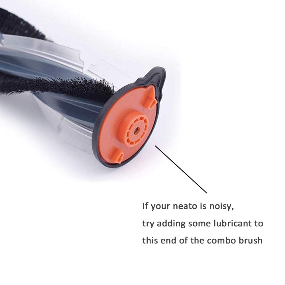 BBT BAMBOOST Replacement Main Brush fit for Neato D4, D7, D8, D9, D10, D6, D5, D3, D3 pro,D70,D75,D80,D85, Connected Series Robot Vacuum Part Replacement Cleaner (2 Pack)