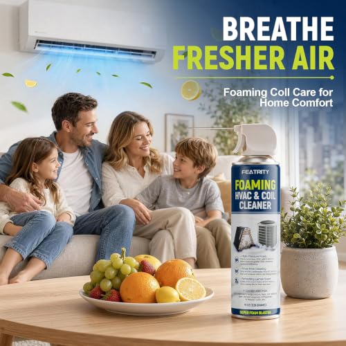 Featrity 3-Pack 19 Fl Oz Foaming AC Coil Cleaner for Condenser & Evaporator