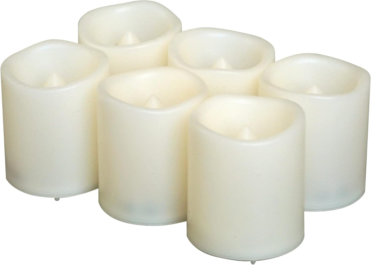 12 PCS LED Flameless Votive Candles - Long-Lasting Battery Operated with 120+ Hours Life
