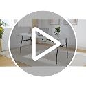 6ft Heavy Duty Folding Table - Portable Indoor & Outdoor Work & Event Table, Black