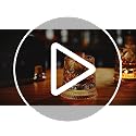 4PCS Spinning Whiskey Glass Set 9.5oz Lead-Free Crystal with LED Bases & Ice Molds
