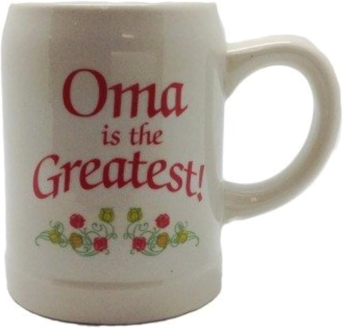 12 oz. Ceramic Coffee Mug - 'Oma is the Greatest' Multicolor Gift for German & Dutch Grandmas