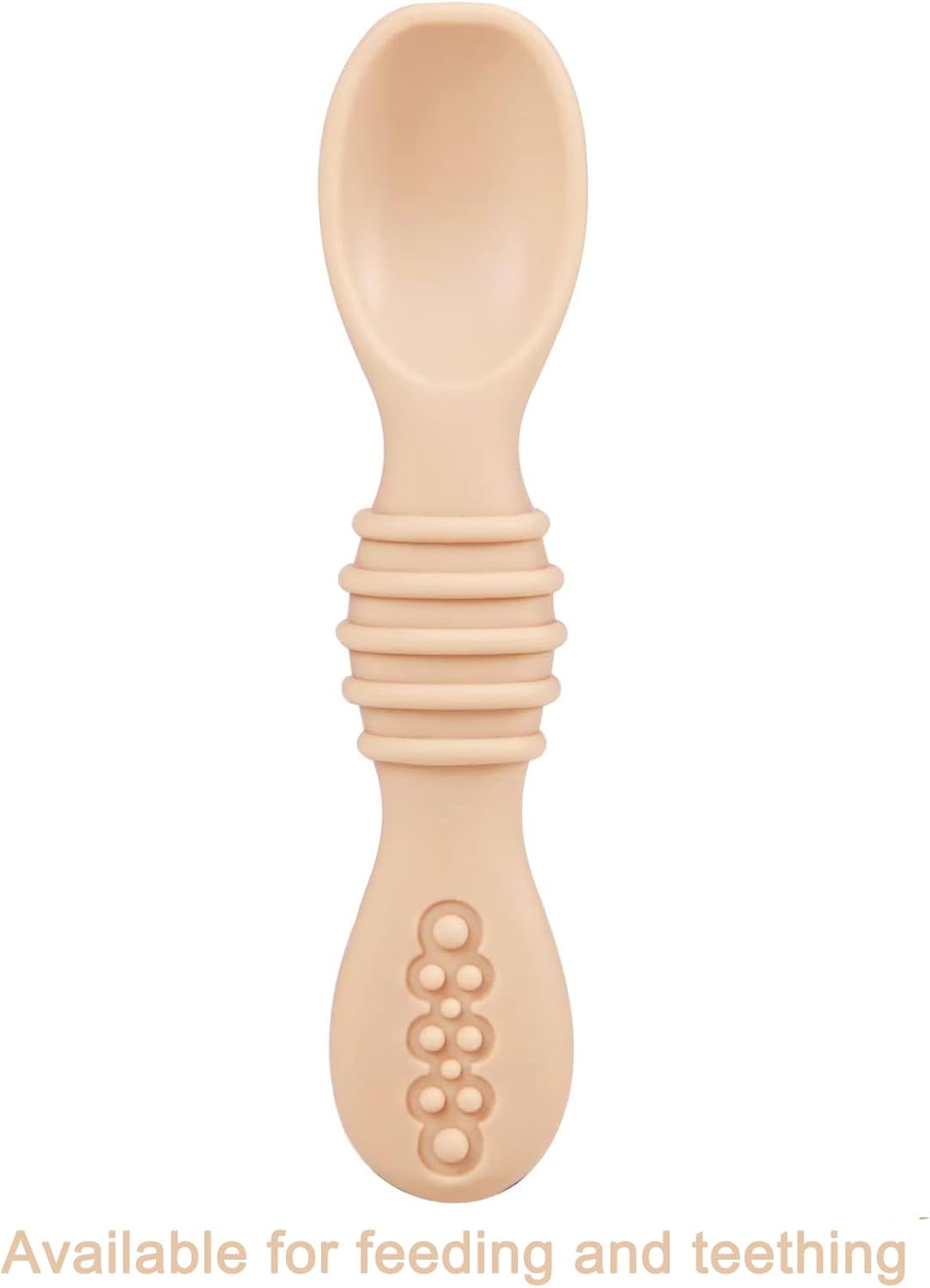 PandaEar Baby Led Weaning Spoons - 7 Pack Silicone Self-Feeding Utensils for Infants & Toddlers