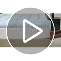 WhatsBedding Queen Mattress Topper 5 Inch Breathable Bamboo Viscose Memory Foam