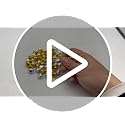 Mini Gold and Silver Jingle Bells 14mm (80 Pack) for Craft & Holiday Decorations