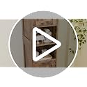 TEENFON 67" Tall Bathroom Cabinet with Adjustable Shelves and Doors,