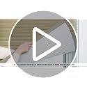 LazBlinds No Drill Cordless Cellular Blackout Shades - Silver White, 47" W x 48" H