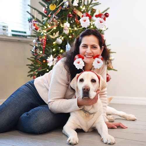 Holiday Bouncy Headbands | Christmas Stocking Stuffer |Party Favor Headband | Snowman Headband(2pc)