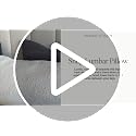 Lumbar Support Pillow - Memory Foam Body Cushion, Washable Cover, Biscotti 14x36