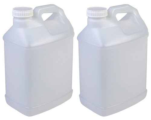 2.5 Gallon Heavy Duty F-Style Jugs with Foam Lined Lids - Hdpe Containers for Frozen Drink Mixing, Cold Brewing, Beverage, Liquid, Water Storage - 2 Pack