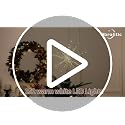 Obralitic 15 Inch Gold Starburst Christmas Tree Topper with 150 Lights & Remote