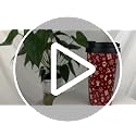 Bassyil Christmas 17oz Insulated Travel Mug with Flip Lid Stainless Steel Spill-Proof Cup