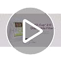 Reusable Coffee Filter with Lid for EZ-Cup - 300 Count (6 Packs of 50)