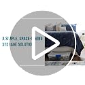 Blue 56 Quart Plastic Under Bed Storage Bin with Secure Latch - HOMZ