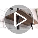 Hombazzar Industrial Pipe Bookshelf,6 Tier Shelving for Living Room