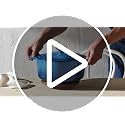Le Creuset Magnetic Wooden Trivet, Acacia Wood with Black Silicone
