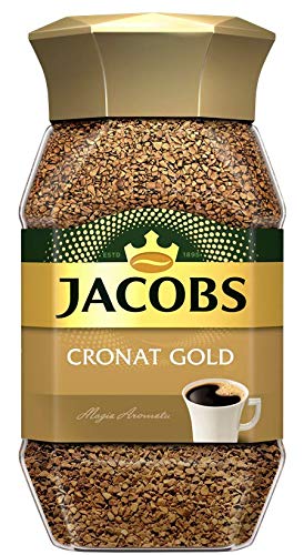 Jacobs Cronat Gold Instant Coffee 200g / 7.05oz Pack of 2 – Premium German Roast