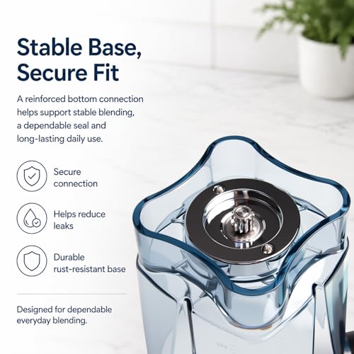 64oz Low-Profile Blender Pitcher Compatible with 5200/7500/5000/6300 Series BPA-Free
